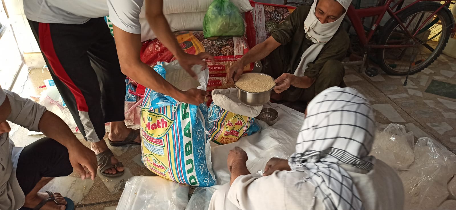 Ration Distribution Camp